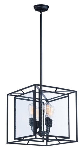Era 4-Light Pendant W/Bulbs Black - C157-21675CDBK/BUI