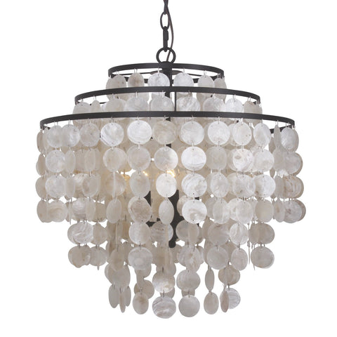3 Light Dark Bronze Transitional  Eclectic  Modern Chandelier - C193-5003-DB