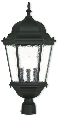 Livex Hamilton 3 Light TBK Outdoor Post Lantern - C185-75474-14
