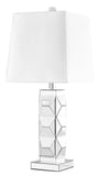 ZC121-ML9303 - Regency Decor: Sparkle Collection 1-Light Silver Finish Table Lamp