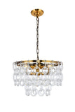 ZC121-1713D16LAB - Urban Classic: Eden 5 light in Light Antique Brass Pendant