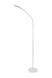 ZC121-LEDFL003 - Regency Decor: Illumen Collection 1-Light glossy frosted white Finish LED Floor Lamp